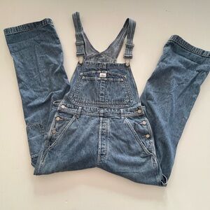 Vintage 90s Calvin Klein Overalls Baggy Faded CK Medium